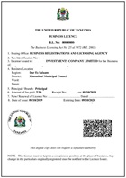 Business license (BRELA)